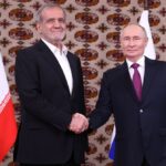 Putin meets with Iranian President Pezeshkian for first time