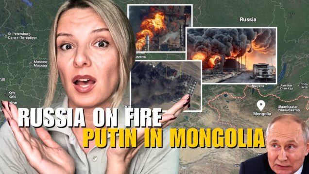 RUSSIA BURNING – PUTIN IN MONGOLIA, THE HAGUE NEXT? Vlog