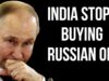 RUSSIA – India Stops Buying Russian Oil as Sovcomflot is