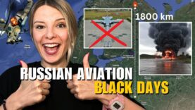RUSSIAN AVIATION BLACK DAY: UKRAINE STRIKES MILITARY AIRBASES & HELICOPTERS