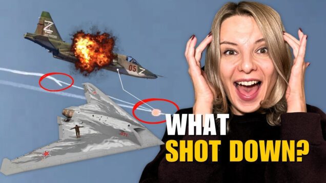 RUSSIAN SU-25 or S-70 OKHOTNIK-B SHOT DOWN? Vlog 825: War