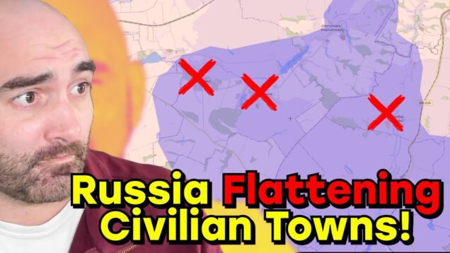 Report: Russia FLATTENING Civilian Villages In Kursk!