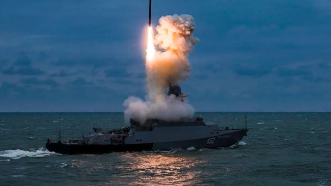 Kalibr missile launch black sea