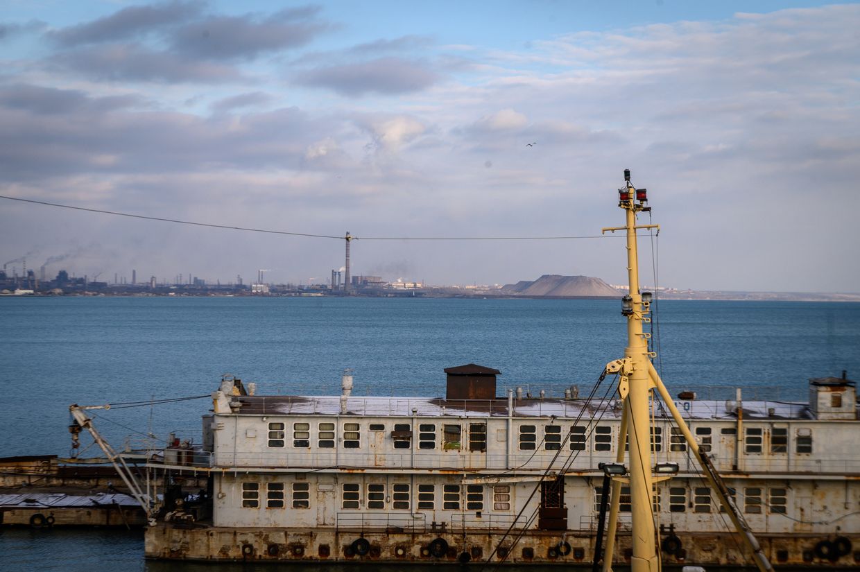 Russia has stolen over 180,000 tons of Ukrainian grain from occupied Mariupol, Shmyhal says