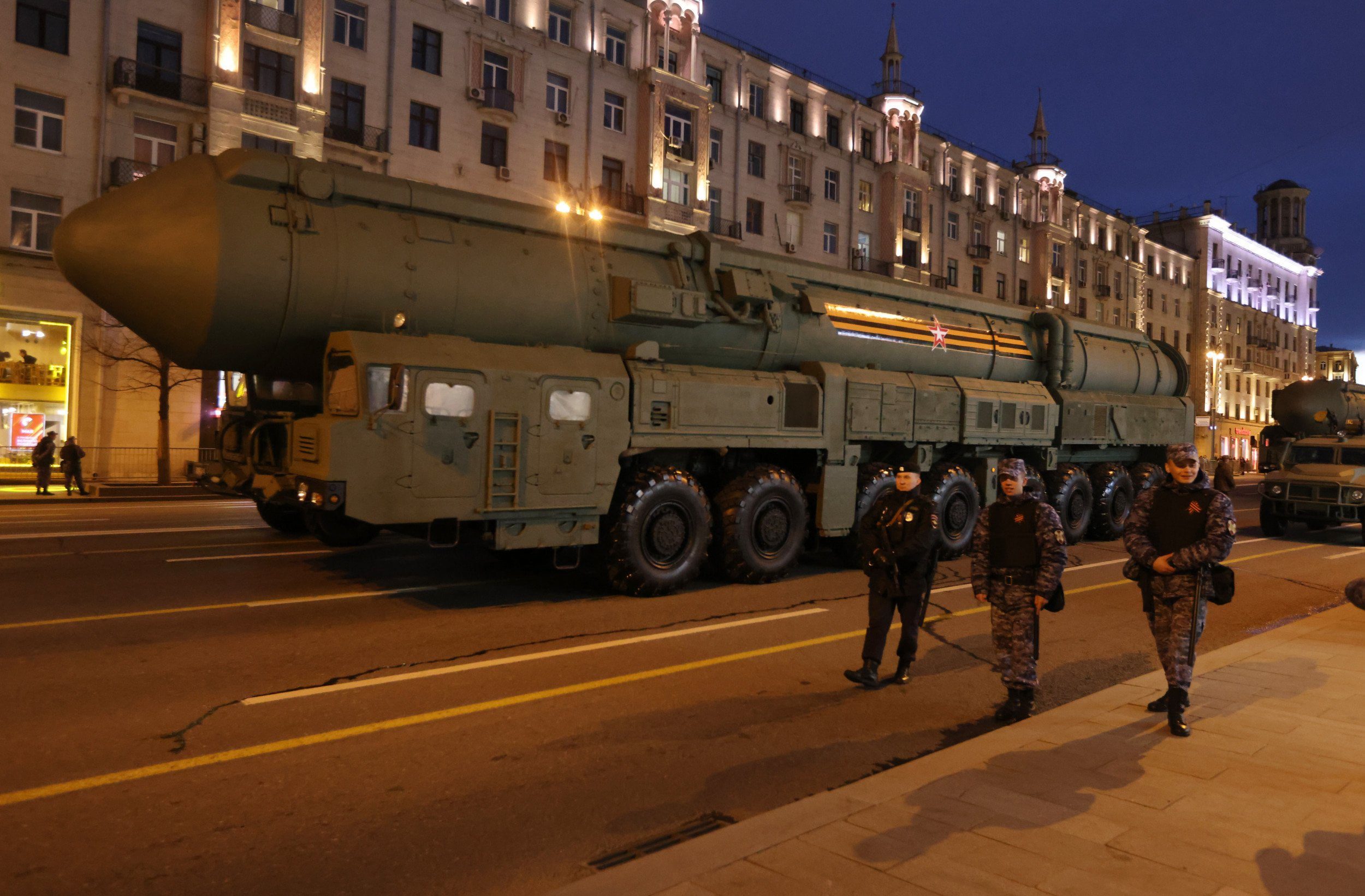 Russia places nuclear-capable strategic missile launchers on combat duty