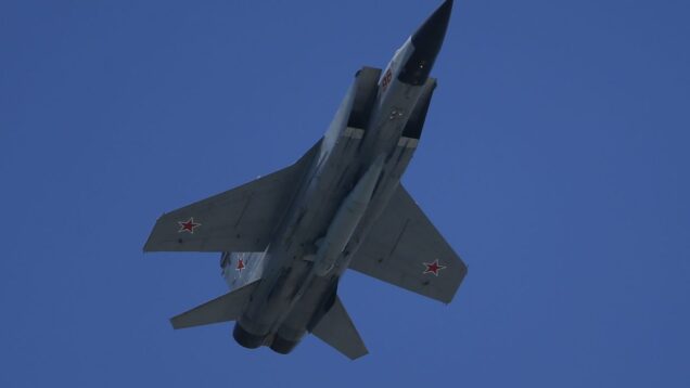 Russia reportedly redeploys Kinzhal missiles carrier to Belarus for first