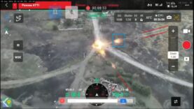 Russian BMP Has a Bad Day — Hit by Missile.