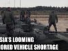 Russian BMPs and other fighting vehicles remaining in storage