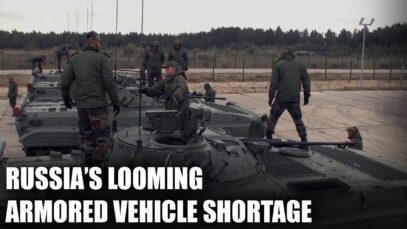 Russian BMPs and other fighting vehicles remaining in storage