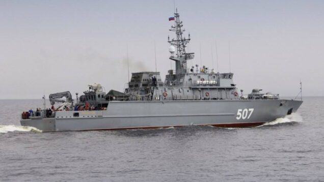 Russian Baltic Sea Fleet vessel out of action after Ukraine's