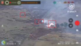 Russian Column Defeated Near Pokrvosk — At Least Five Vehicles