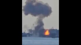 Russian Ferry Slavyanin Confirmed Hit by Drone or Neptune —