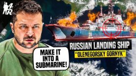 Russian Landing Ship Took a Hit! | Russian Drones in