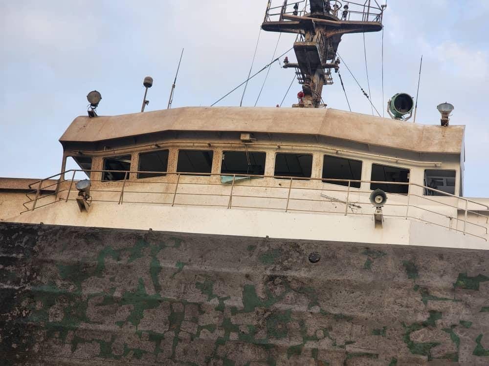 Russian attack on Odesa Oblast damages civilian vessel