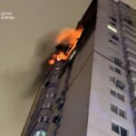 Russian drone hits multi-story residential building in Kyiv