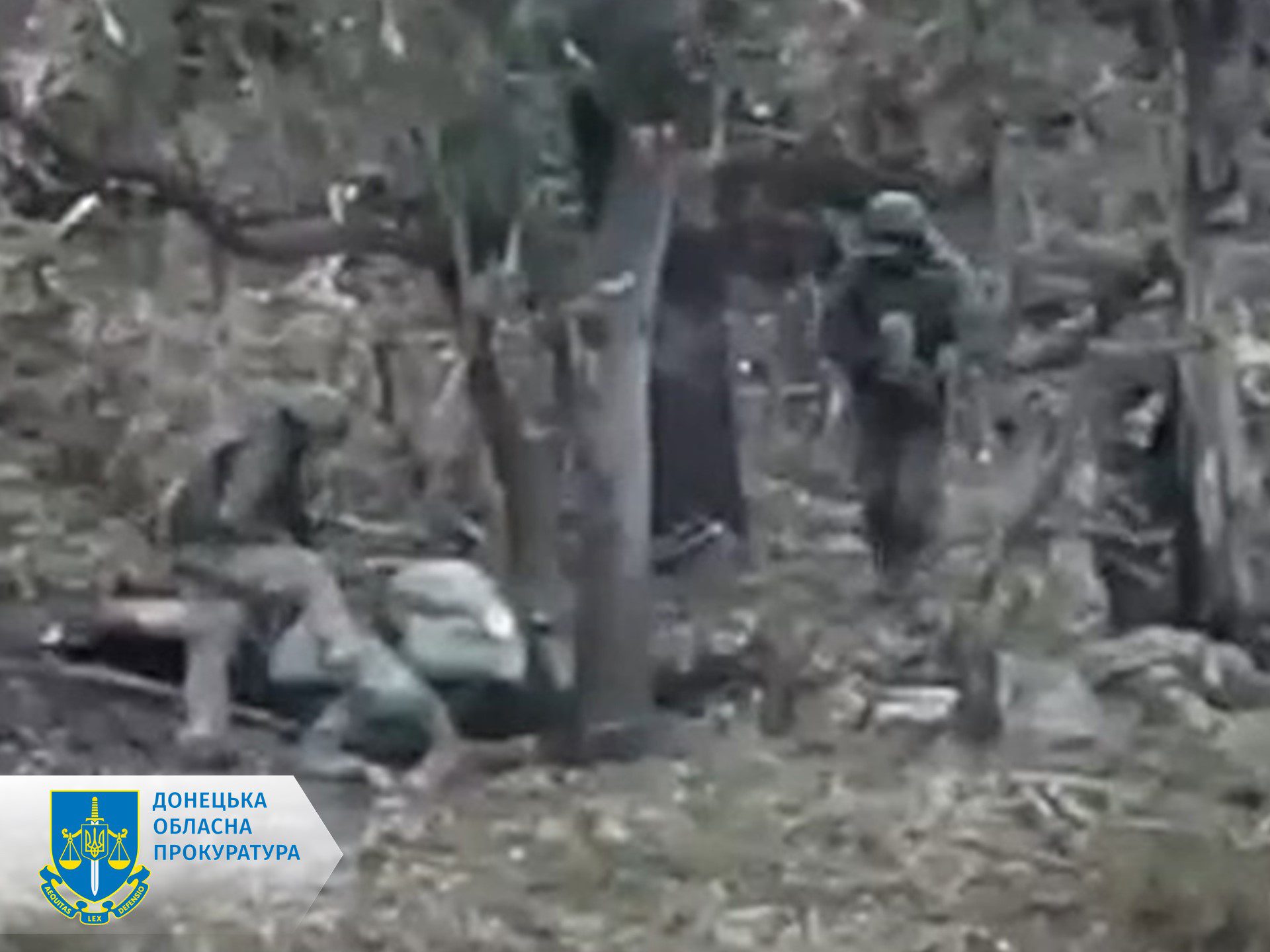 Russian forces execute two Ukrainian soldiers in Donetsk Oblast.