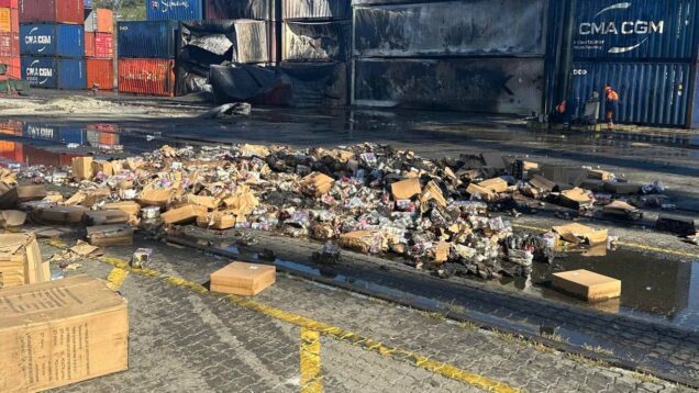 Russian missile strike on Odesa Oblast hit ship with humanitarian