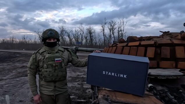 Russia’s illicit use of Starlink increases Russian effectiveness, Ukrainian soldiers