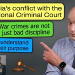 Russia's view on the ICC and war crimes