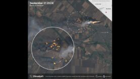 Satellite Imagery of Krasnodar Ammo Dump After Ukrainian Drone Strike: