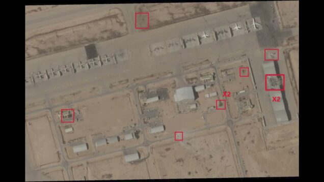 Satellite Imagery of Nevatim Airbase Shows Damage to Hanger After