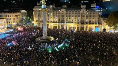 Tens of thousands of Georgians rally in support of EU