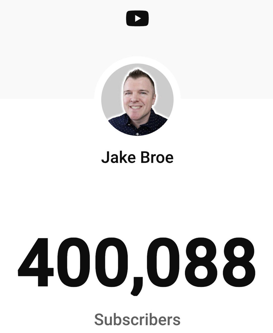 Thank you for 400,000 subscribers on YouTube everyone! That is incredible!