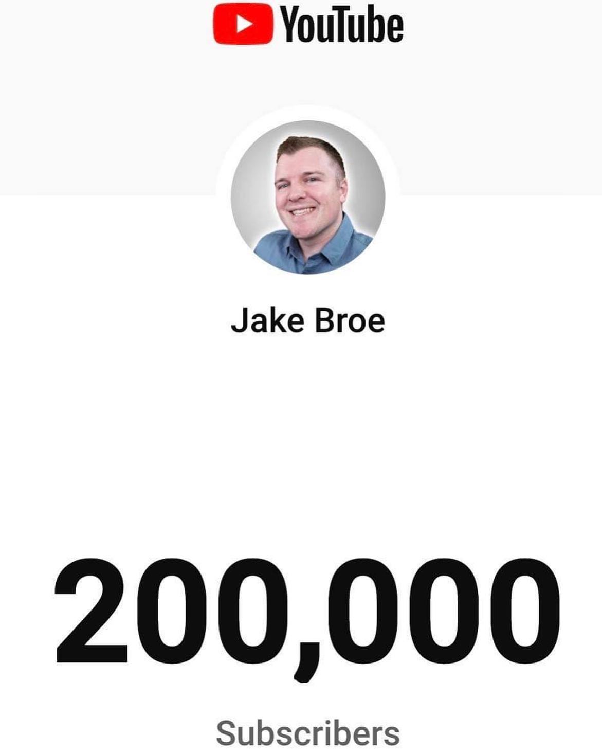 Thanks for 200,000 subscribers on YouTube everyone!  Your support for my channel is astonishing!  Th