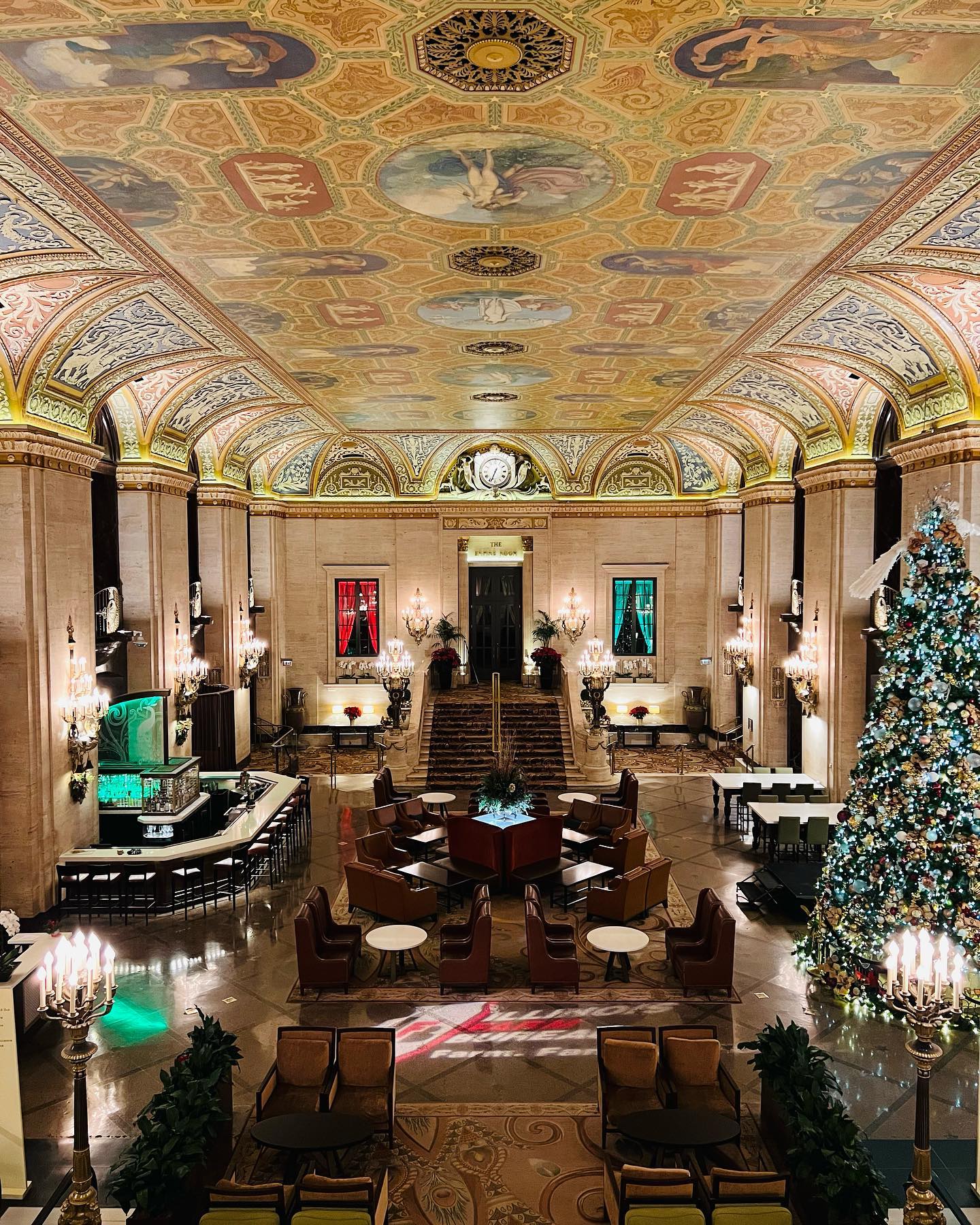 The Palmer House Hotel in Chicago.