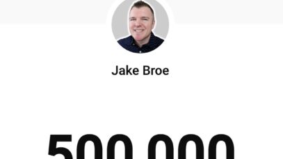 This YouTube channel community has now hit 500,000 subscribers! Thank