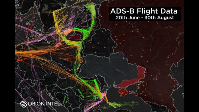 Tracking NATO’s ISR Flights Near Ukraine — June Until August