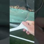 Trampoline Springs HACK - How to Remove WITHOUT a Tool or a Spare Spring #lifehacks #shorts