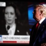 Trump holds sight lead over Harris in battleground states in early voting, poll shows