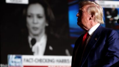 Trump holds sight lead over Harris in battleground states in