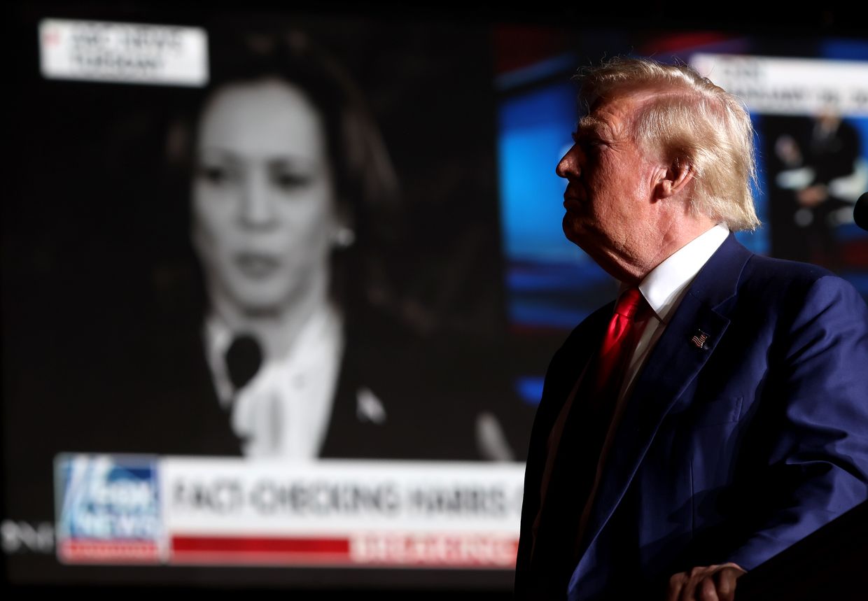 Trump holds sight lead over Harris in battleground states in early voting, poll shows