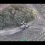 Two Russian BMPs Hit Mines on the Avdiivka Axis