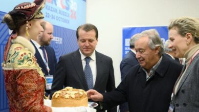 UN Secretary-General attends BRICS summit with Putin after skipping Ukraine