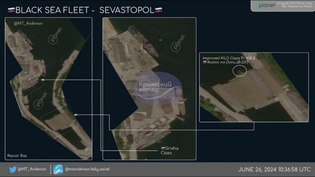 Ukraine Destroys Submarine Rostov-na-Donu at Sevastopol Repair Bay with ATACMS!