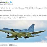 Ukraine Hits Olenya Air Base Near Finland with Drones (1,800KM Away) Tu-22M Reported Hit!