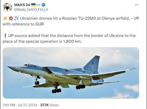 Ukraine Hits Olenya Air Base Near Finland with Drones (1,800KM