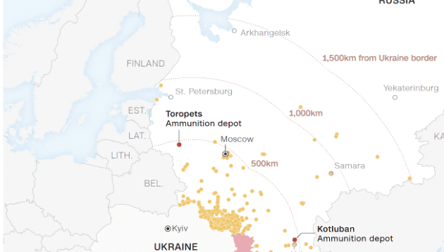 Ukraine strikes Russia 7,000 times in 2024, CNN reports –