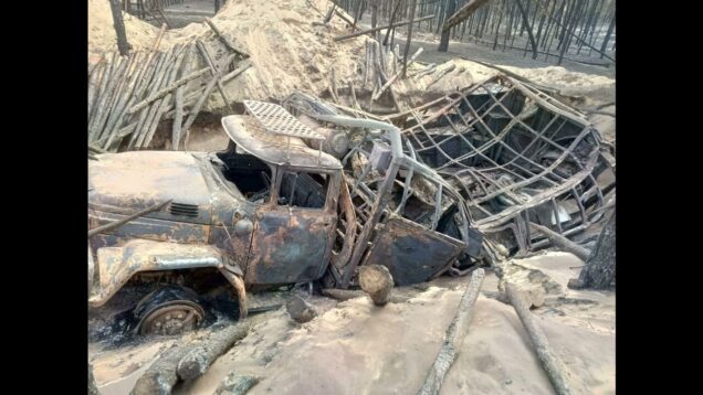 Ukraine’s Thermite “Dragon’s Breath” Drones Destroy Three Russian Trucks in