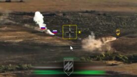 Ukrainian Tank Destroys Russian BMP at Close Range Near Niu-York