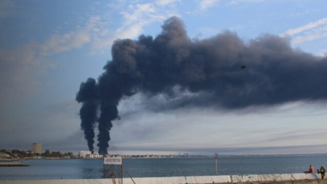 Ukrainian military confirmed attack on the Feodosia oil depot overnight