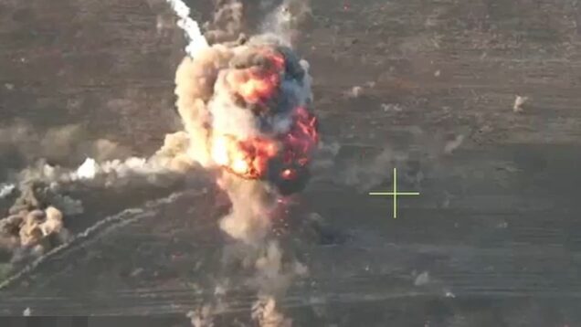 Ukrainian troops fight off Russian assault near Torske village