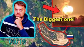 Update from Ukraine Crazy! A biggest Ruzzian Ammunition Warehouse Kaboomed