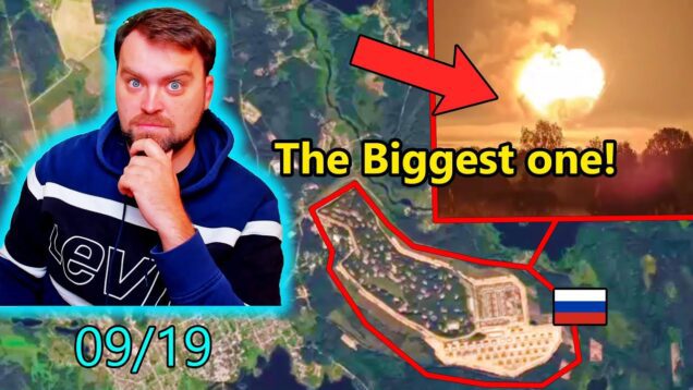 Update from Ukraine Crazy! A biggest Ruzzian Ammunition Warehouse Kaboomed