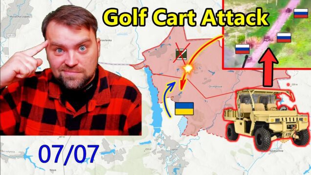 Update from Ukraine | Ukraine Repelled Ruzzian Golf Cart Attack