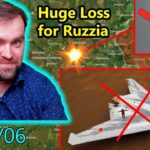 Update from Ukraine | Wow! Ruzzia Lost the Secret Big Aircraft Drone | Shot down...