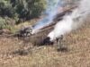 Video captures Ukrainian tanks destroy Russian APC at point-blank range